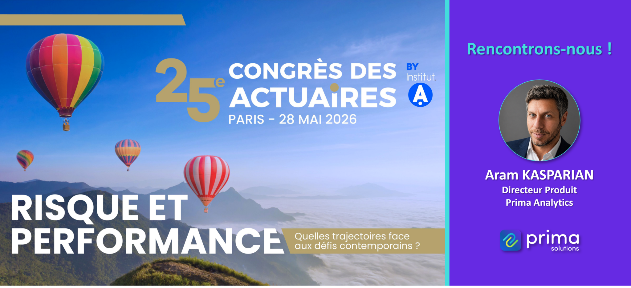 Congrès des actuaires Prima Analytics